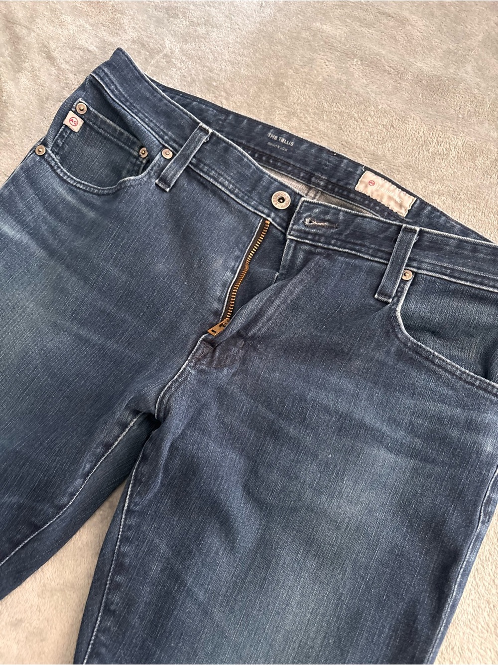 AG Adriano Goldschmied Women’s Skinny Jeans in Dark Blue